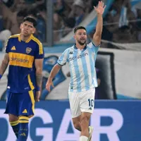 Carlos Palacios queda de defensor en el golazo de Racing a Boca que hizo viral a un pasapelotas