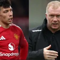 “Le duele al mufa este”: Leandro Martínez se enojó y le respondió con todo a Paul Scholes