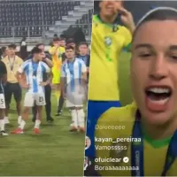 La despiadada burla de campeón con Brasil a Argentina en el Sudamericano Sub 20