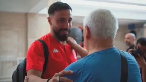 Hernán Galíndez y el fanático que lo enterneció con un mensaje de Instagram.