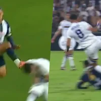 Y no fue expulsado: Figura de Alianza Lima le pega dos feas chuletas a Carlos Palacios