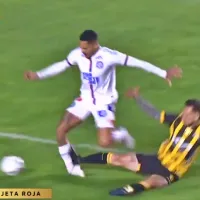 Volante argentino se manda el planchazo más escandaloso de lo que va de Copa Libertadores 2025