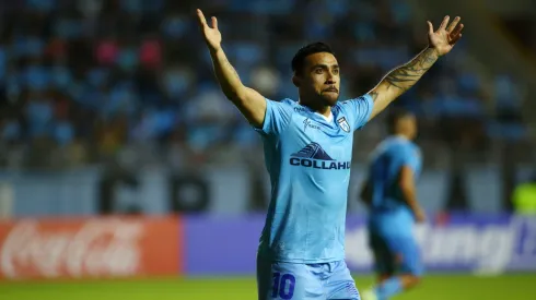 Edson Puch marcó un doblete en la Copa Libertadores.