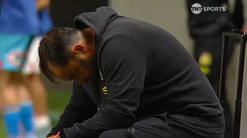 José Luis Sierra sufrió mucho el 4-0 de La Calera ante Unión Española.