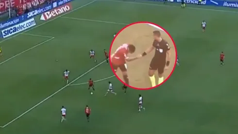 Hasta el árbitro lo felicitó: Luciano Cabral brilla en Argentina