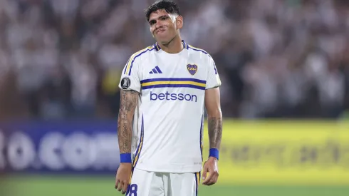 Carlos Palacios jugando por Boca Juniors.