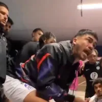 La apasionada arenga en inglés de Gabriel Suazo antes de la goleada del Toulouse en Francia