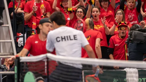 El momento exacto de la agresión de Zizou Bergs a Cristian Garin.