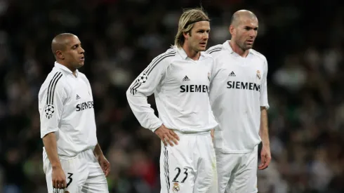 Beckham compartió con Zidane en Real Madrid.