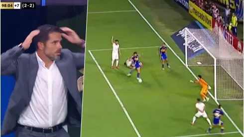 El gol que falló Cavani en Boca Juniors.