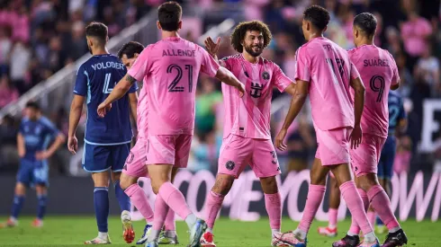 Maxi Falcón celebró mucho en su debut por el Inter Miami.