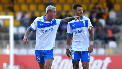 Tomás Asta Buruaga y Fernando Zampedri en la derrota de Universidad Católica con Coquimbo Unido.
