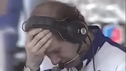 Adrian Newey llora tras el accidente de Senna