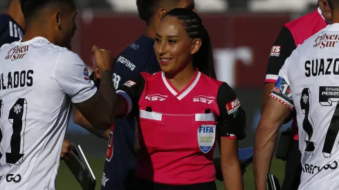 Cindy Nahuelcoy volverá a dirigir en un partido esta semana en el estadio Bicentenario de La Florida.