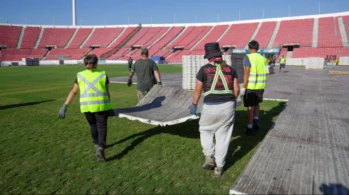 Todo el escenario de Shakira fue retirado del Estadio Nacional