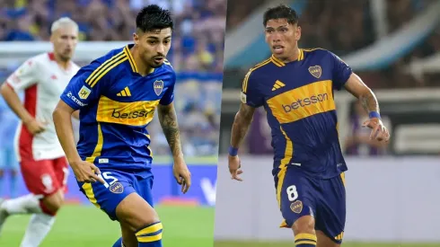 Williams Alarcón y Carlos Palacios llegaron a Boca en este 2025.