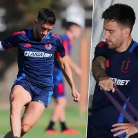 U de Chile celebra el regreso de Matías Zaldivia en los entrenamientos en el CDA