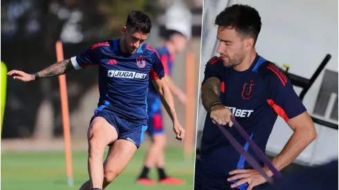 Matías Zaldivia regresó a los trabajos en U de Chile.