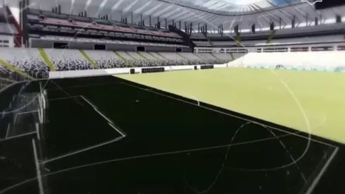 La imagen referencial que mostró Colo Colo sobre el nuevo Monumental