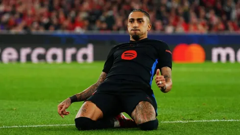 Raphinha marcó el único gol del partido entre Benfica y Barcelona en la ida de los octavos de final de la Champions League.