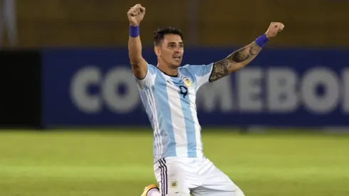 Fernando Zampedri con la camiseta de Argentina