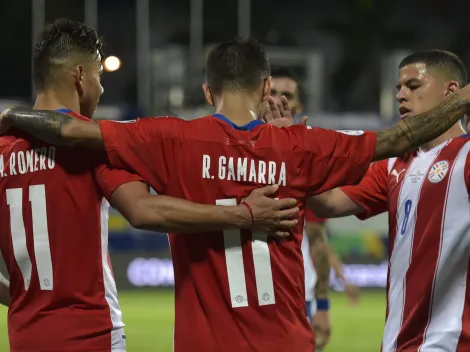 Jugadores Paraguayos celebran localía para duelo contra Chile