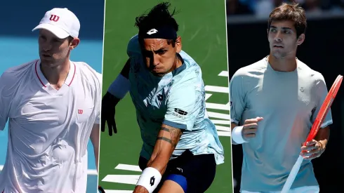 Nicolás Jarry, Alejandro Tabilo y Cristian Garin