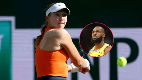 Mirra Andreeva y LeBron James