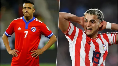 Alexis Sánchez y Ramón Sosa con sus selecciones.