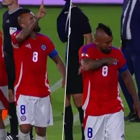 Los desafiantes gestos de Arturo Vidal a los hinchas de Paraguay enrostrando el bicampeonato de América