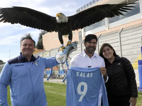 Marcelo Salas cantó canción de la Lazio contra Ronaldo