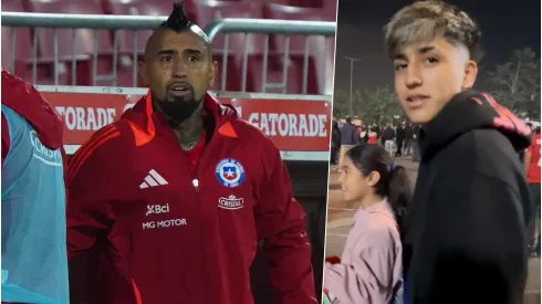Alonso Vidal le mandó un mensaje a su papá por la Roja.