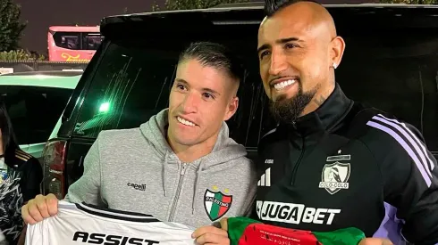 Gonzalo Tapia y Arturo Vidal se reencontraron