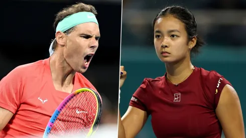 Rafael Nadal y Alexandra Eala