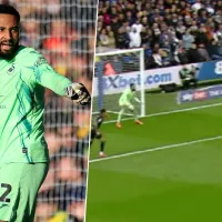 Lawrence Vigouroux le dio una mano a Ben Brereton con pedazo de atajada en la Championship