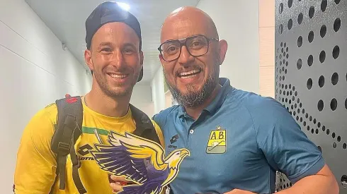 Luciano Pons convirtió su primer gol en el Bucaramanga.