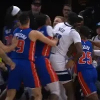 Batalla campal en la NBA: Timberwolves y Pistons desatan el caos con expulsiones masivas