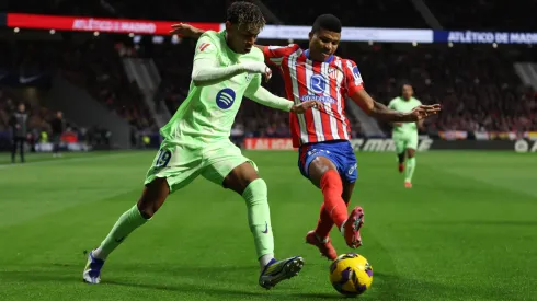 Lamine Yamal y Reinildo será uno de los duelos clave en la vuelta de la semifinal de la Copa del Rey entre Atlético de Madrid y Barcelona.