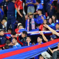 No se vio por la TV: La pareja del momento que vibró en el Nacional con el triunfo de la U sobre Botafogo