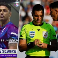 Fernando Zampedri encara a árbitros que protestaron tras el penal de Gary Medel: “Para pedir…”