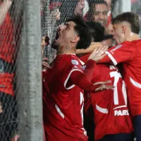Pablo Galdames más feliz que perro con dos colas tras su doblete en Copa Sudamericana