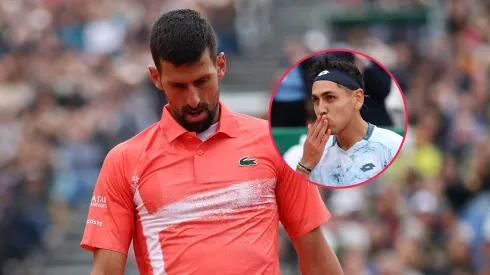 Novak Djokovic y Alejandro Tabilo