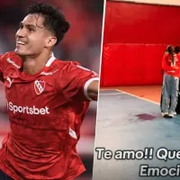 La romántica celebración de Pablo Galdames tras agónico triunfo con Independiente: “Feliz como una lombriz”