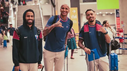 El cuadro brasileño ya está en Chile para enfrentar a Colo Colo en Copa Libertadores.