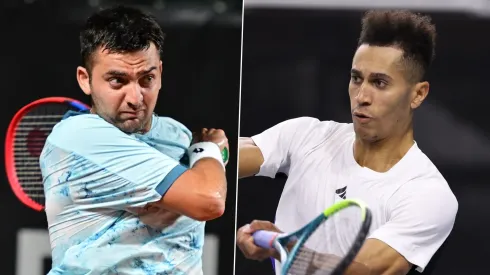 Tomás Barrios y Michael Mmoh