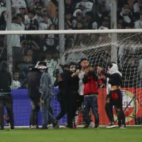 Nefasto: el momento exacto en que delincuentes provocan la suspensión del partido entre Colo Colo y Fortaleza