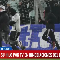 Mujer llama a la TV y acusa a su hijo es uno de los hinchas de Colo Colo que invadió la cancha