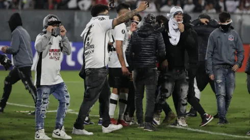 Partes de los incidentes en el Monumental.