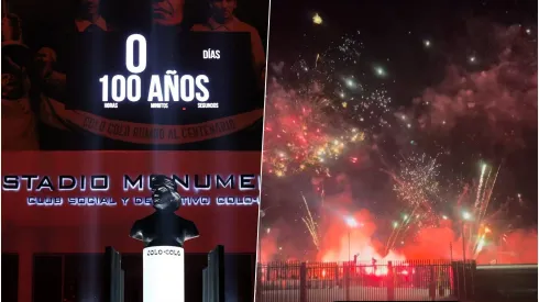 Así llegó el centenario de Colo Colo en el Monumental.