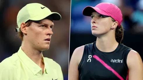 Jannik Sinner y Iga Swiatek